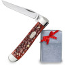 Нож перочинный ZIPPO CHESTNUT BONE STANDARD JIGGED MINI TRAPPER + ЗАЖИГАЛКА 50568_207