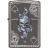 Zippo Armor 29666 Black Ice — орнамент «туз пик»