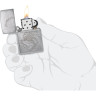 Зажигалка Zippo Brushed Chrome 48788