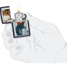Зажигалка Zippo Queen Design Navy Matte, арт. 48723
