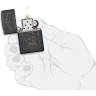 Зажигалка ZIPPO SKULL DESIGN 49575