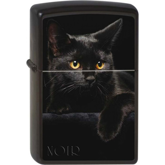 Zippo 218 CAT — зажигалка с чёрной кошкой