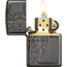 Zippo Armor 29498 — чёрная глянцевая зажигалка